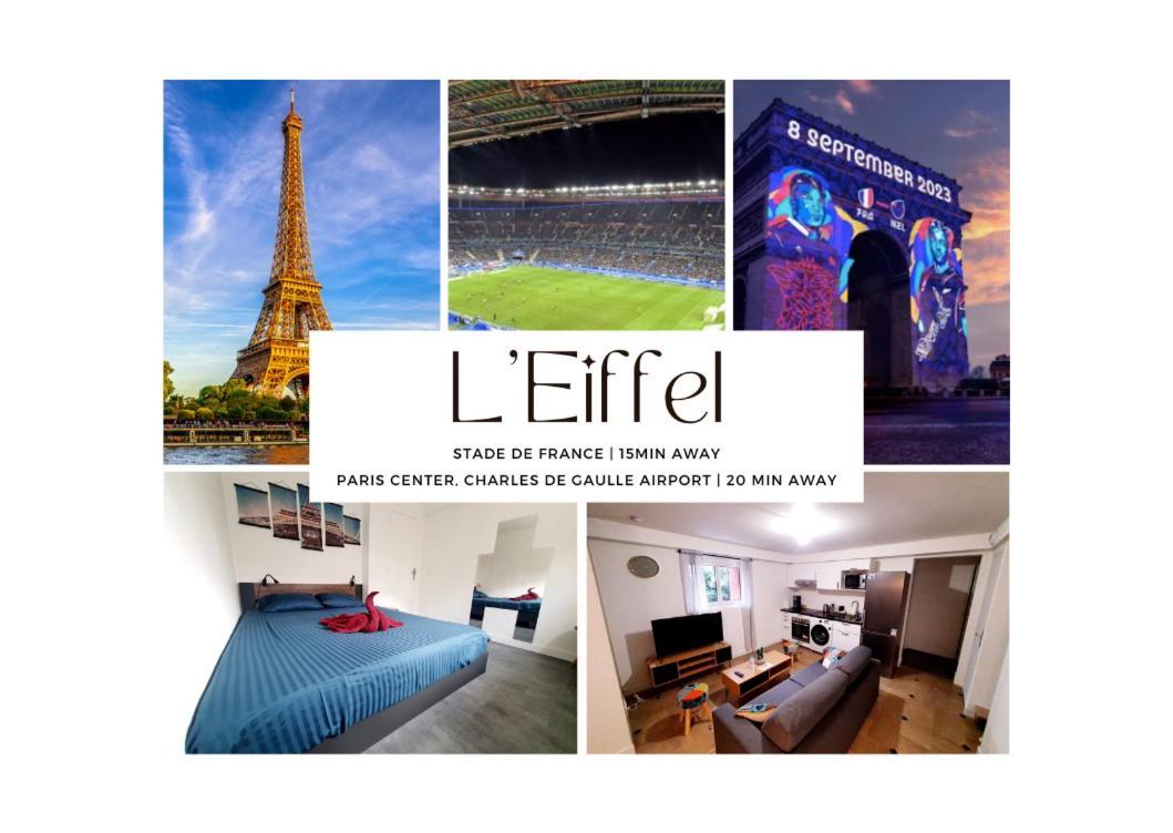 L'Eiffel - Self Checking, 20Min From Paris Apartman Drancy Kültér fotó