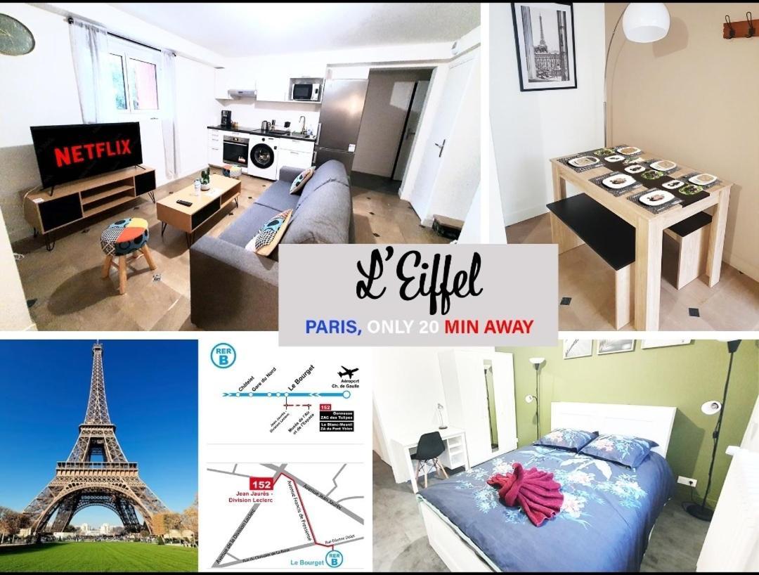 L'Eiffel - Self Checking, 20Min From Paris Apartman Drancy Kültér fotó